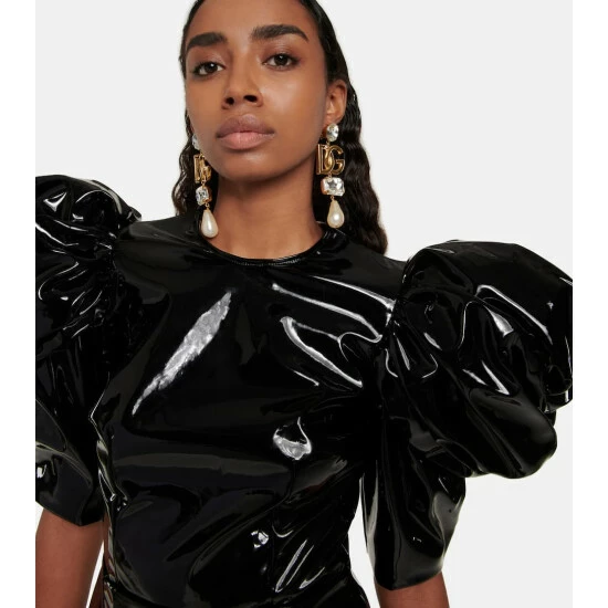 Dolce&Gabbana Logo Embellished Earrings - Image 2